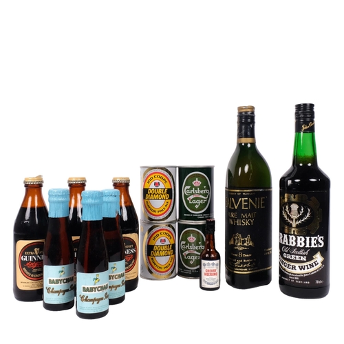 473 - Balvenie Pure Malt Whisky, Guinness, Babycham etc