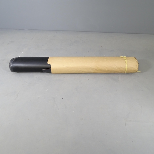 2736 - A roll containing two hides of Sedgewick's 3mm Bag Hide and plain leather in black.
From the worksho... 