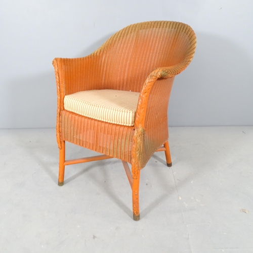 2759 - A Lloyd loom bedroom chair.