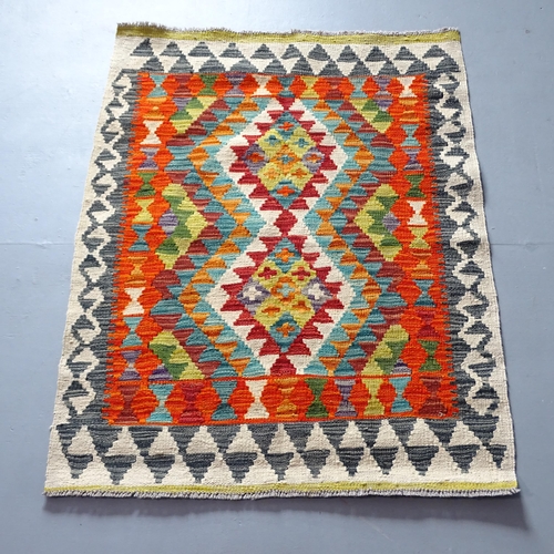 2341 - A Chobi Kilim rug. 113x82cm.