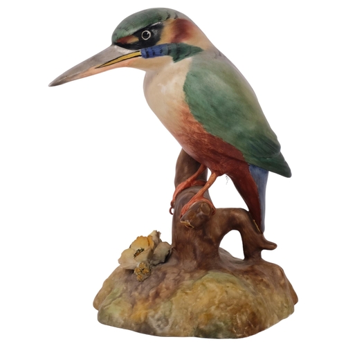 746 - Royal Crown Derby porcelain Kingfisher, 13cm