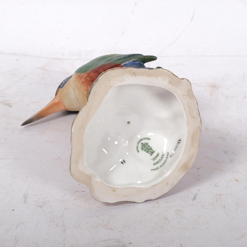 746 - Royal Crown Derby porcelain Kingfisher, 13cm