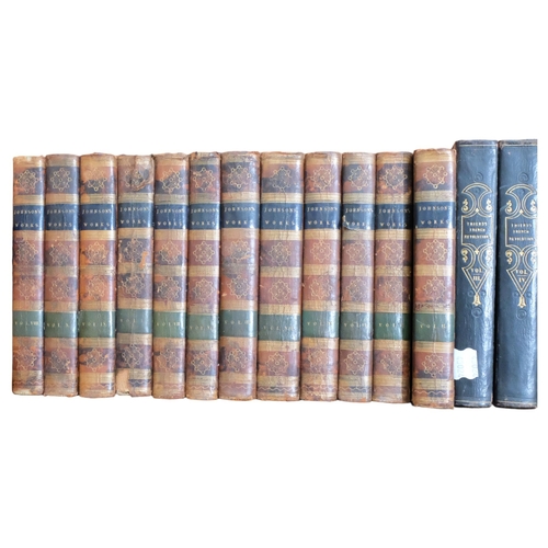 751 - A set of 12 leather-bound 