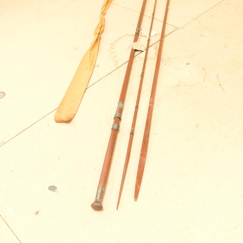 766 - A Vintage Wenright & Son 3-piece fishing rod