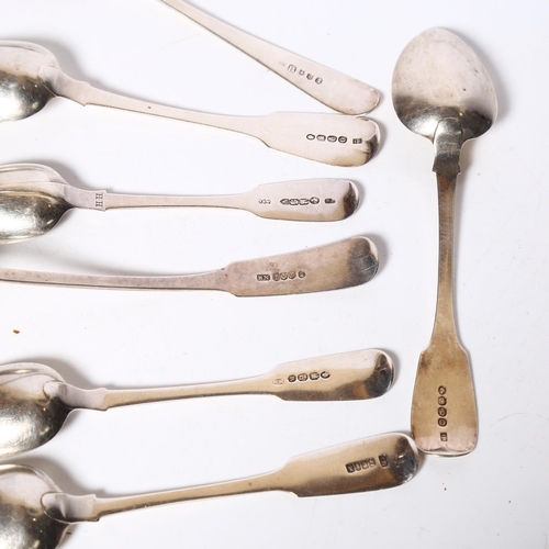 963 - 7 various Scottish and Irish spoons and small ladle, 6.7oz