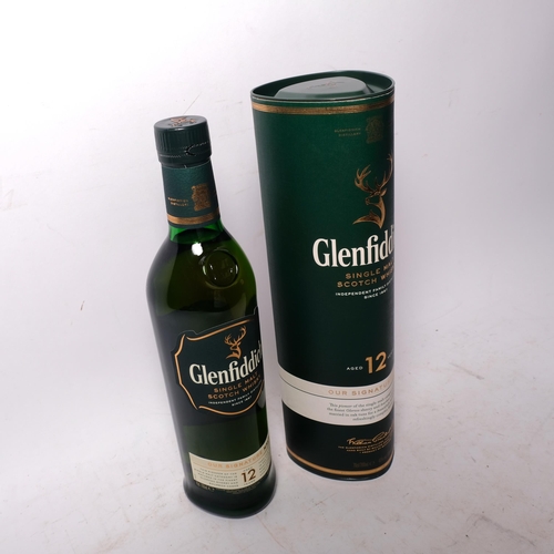 218 - GLENFIDDICH - a 700ml sealed bottle of Single Malt Scotch Whisky, which has been aged for 12 years p... 