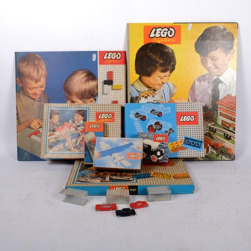 58 - LEGO SYSTEM - a boxed LEGO System set 700/1, a boxed 700/3A, a boxed set 314, a boxed set 303, a Dau... 