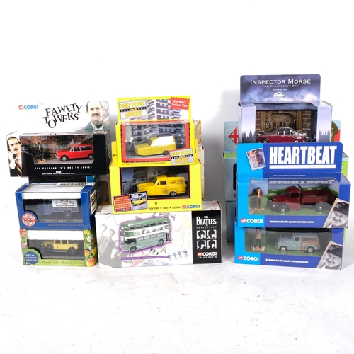 65A - A quantity of boxed diecast vehicles, vehicles are TV and film related in nature, including Only Foo... 