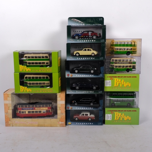 79 - A quantity of boxed diecast vehicles, including Vanguards Jaguar Collection 1:43 scale models, Corgi... 