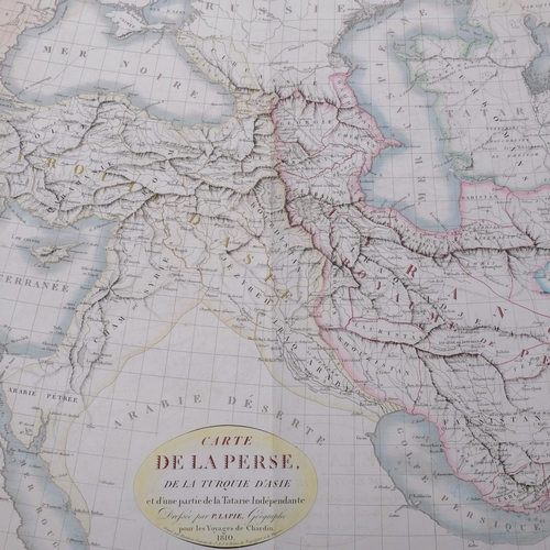 815 - A new map of Turkey in Asia by Jean Baptiste D'Anville, 1794, and a carte de la perse, de la Turquie... 