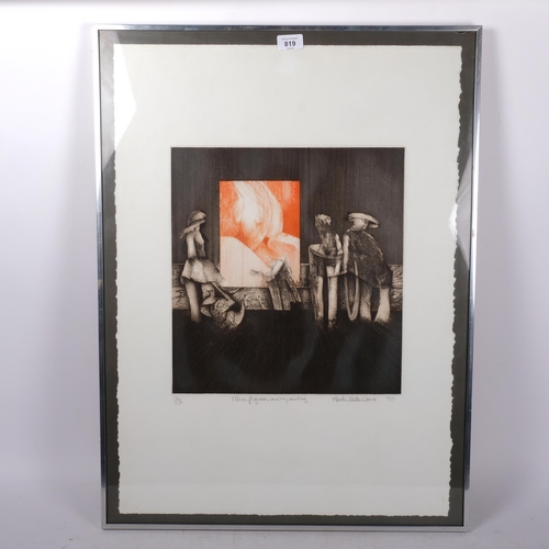 819 - A limited edition framed lithograph, entitled 