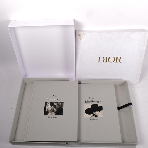 674 - Boxed folio edition of Dior Lindbergh New York Photos and Archive edition, H37.5cm, boxed