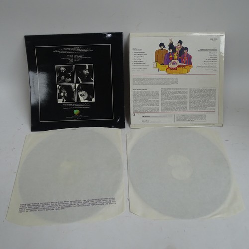 390 - THE BEATLES - a group of albums, to included Please Help Me, Let It Be, Yellow Submarine (Nothing Is... 