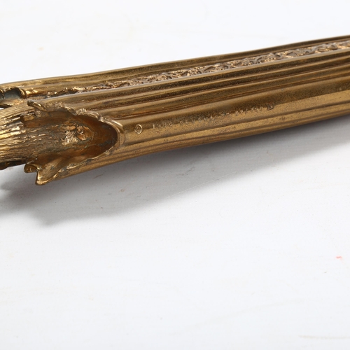 445 - Erte (Roman de Tirtoff, 1892 - 1990), limited edition bronze sculptural candlestick, signed on rever... 