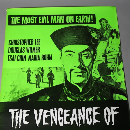 122 - MOVIE POSTER - The Vengeance of Fu Manchu (1967) UK One Sheet film poster, starring Christopher Lee,... 