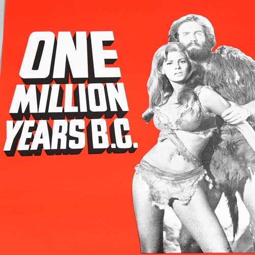 123 - MOVIE POSTER - One Million Years BC (1966) UK One Sheet film poster, staring Raquel Welsh, 27 x 40 i... 