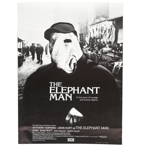 124 - MOVIE POSTER - The Elephant Man (1980) UK One Sheet film poster, starring John Hurt, 27 x 40 inches