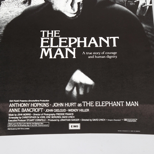 124 - MOVIE POSTER - The Elephant Man (1980) UK One Sheet film poster, starring John Hurt, 27 x 40 inches