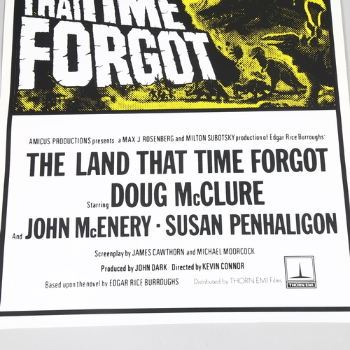 125 - MOVIE POSTER - The Land that Time Forgot (1980's release) UK One Sheet film poster, 27 x 40 inches