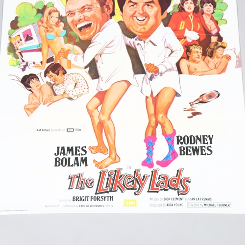 129 - MOVIE POSTER - The Likely Lads (1976) UK One Sheet film poster, 27 x 40 inches