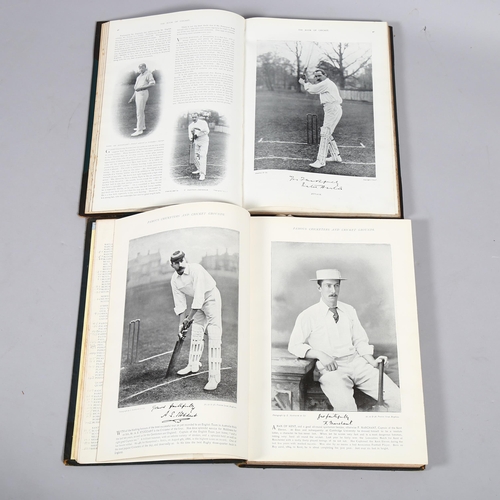 13 - CRICKET INTEREST. Two books. 'Famous Cricketers and Cricket Grounds 1895' Edited by C.W. Alcock, Pub... 