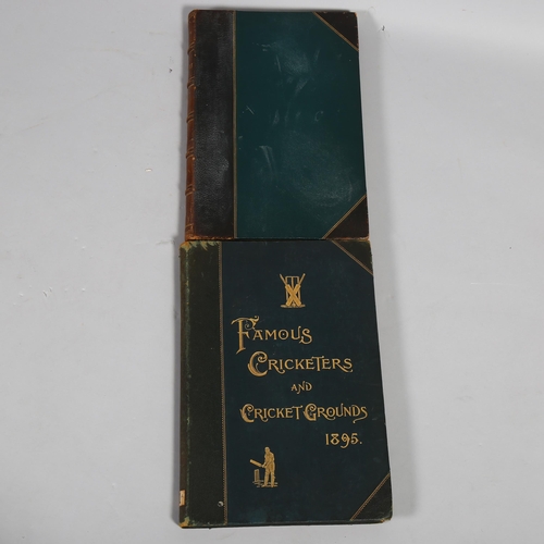 13 - CRICKET INTEREST. Two books. 'Famous Cricketers and Cricket Grounds 1895' Edited by C.W. Alcock, Pub... 