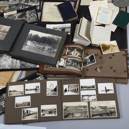 170 - A collection of Second World War RAF ephemera, relating to A/Flight Lieutenant A J Minnis DFC, inclu... 