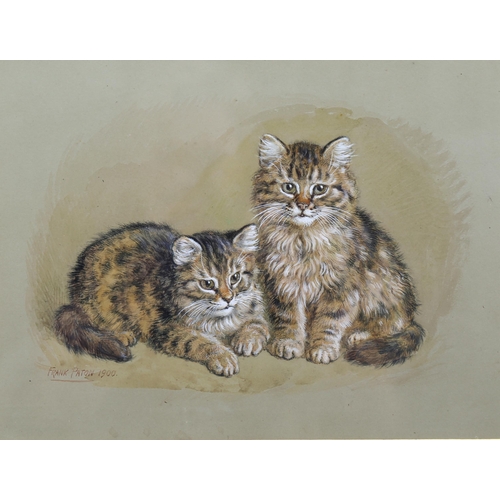 600 - Frank Paton, Twins, watercolour, signed and dated 1900, 22cm x 30cm, framed