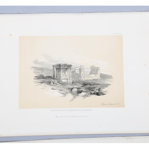 683 - After David Roberts RA (1796 - 1864), 5 lithographs, Middle Eastern temple scenes, published 1855/6,... 