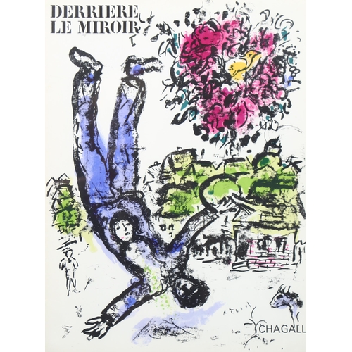 816 - Marc Chagall, the artist's bouquet, lithograph cover for Derriere Le Miroir 1964, Mourlot 410, sheet... 