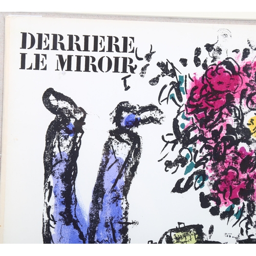 816 - Marc Chagall, the artist's bouquet, lithograph cover for Derriere Le Miroir 1964, Mourlot 410, sheet... 