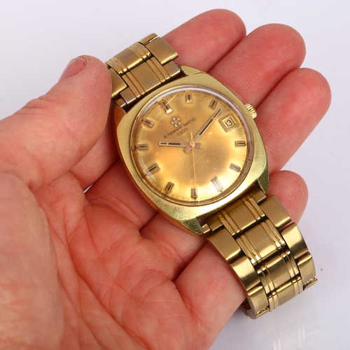 ETERNA a gold plated stainless steel Eterna Matic 1000 automatic