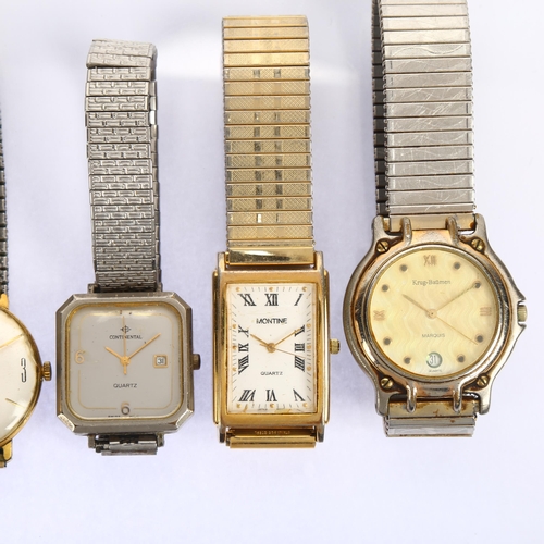 1033 - 5 various wristwatches, including Oris, Avia etc (5)