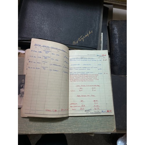 170 - A collection of Second World War RAF ephemera, relating to A/Flight Lieutenant A J Minnis DFC, inclu... 