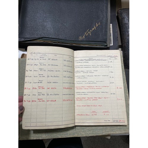 170 - A collection of Second World War RAF ephemera, relating to A/Flight Lieutenant A J Minnis DFC, inclu... 