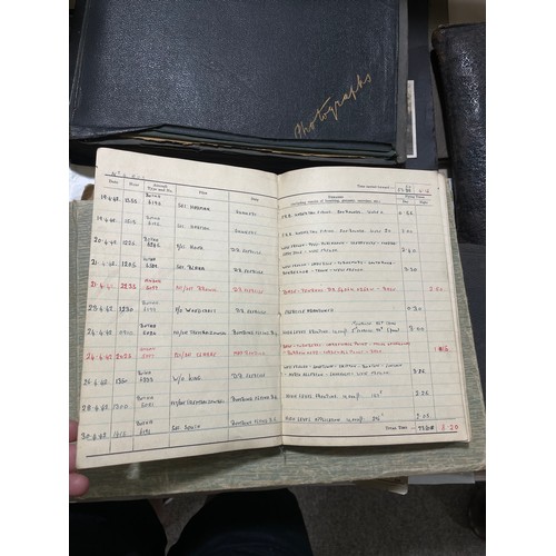 170 - A collection of Second World War RAF ephemera, relating to A/Flight Lieutenant A J Minnis DFC, inclu... 