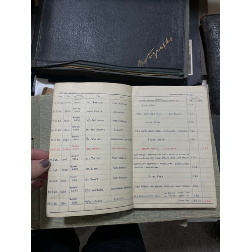 170 - A collection of Second World War RAF ephemera, relating to A/Flight Lieutenant A J Minnis DFC, inclu... 