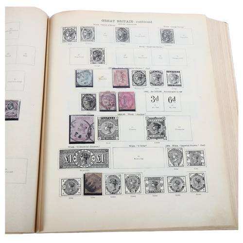 130 - A new Ideal postage stamp album, containing Commonwealth and worldwide stamps, including the Ascensi... 