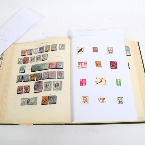 130 - A new Ideal postage stamp album, containing Commonwealth and worldwide stamps, including the Ascensi... 