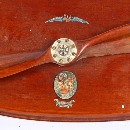 168 - A Walker & Hall Ltd Edwardian mahogany-cased mantel clock, and a mahogany hanging plaque with rotati... 