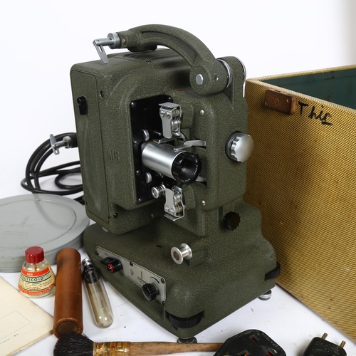 229 - PAILLARD BOLEX - a boxed cine projector, model no. M8R, serial no. 325811, in original hardshell car... 