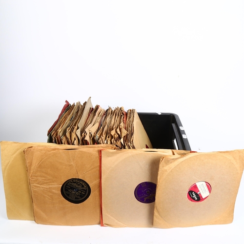 230 - A quantity of 78rpm records, mostly jazz related, including The Ronnie Scott Quintet, Duke Ellington... 