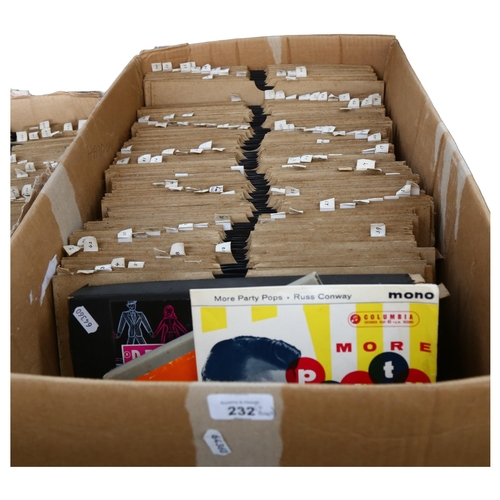 232 - A quantity of approx 150 x 78rpm records, various genres and titles, all in associated protective ca... 