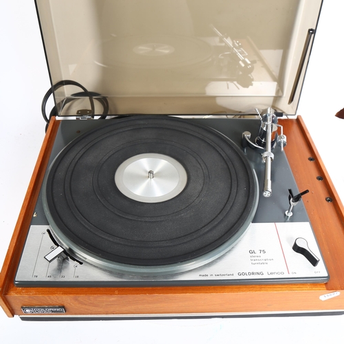 237 - A Goldring Lenco GL75 stereo transcription turntable