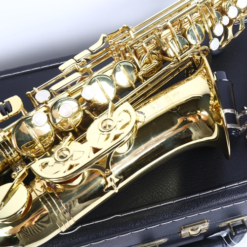 239 - An Yvette Buffet Crampon Alto saxophone, complete in hardshell carry case, with associated accessori... 