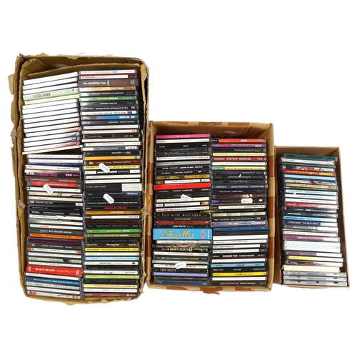 246 - A large quantity of CDs, all re-cased in new Jewel cases, including such genres as Northern Soul, 60... 