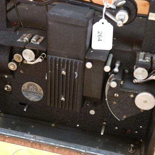 264 - GB EQUIPMENTS LTD - a World War II film projector, in original carry case, model S516, no. 483