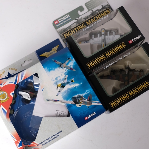 458 - A quantity of aviation related diecast vehicles, including many from the Corgi 100 Years Of Flight S... 