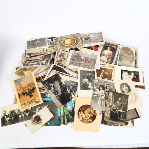 76 - A collection of Vintage and later postcards, various subjects (boxful)