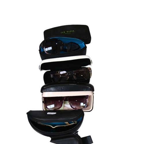 804 - 10 pairs of designer and other lady's sunglasses, including Chanel, Ted Baker, Police, Christian Dio... 